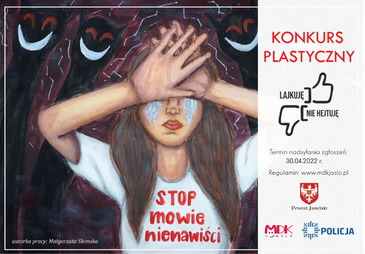 Lejkuję - nie hejtuję - zapraszamy do drugiej edycji konkursu plastycznego Lejkuję - nie hejtuję - zapraszamy do drugiej edycji konkursu plastycznego